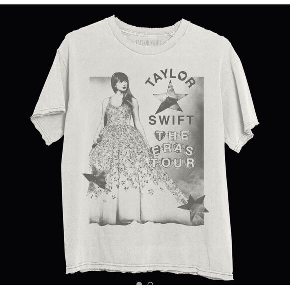 Taylor Swift The Eras Tour Oversized Double Sided Tour Cities Official 2XL‎ NEW - Picture 1 of 9
